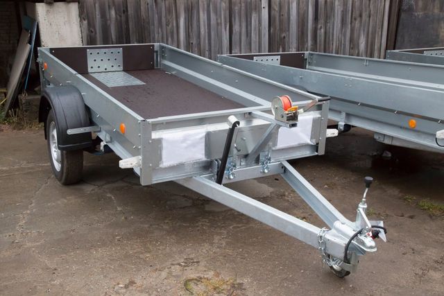 Open car trailer